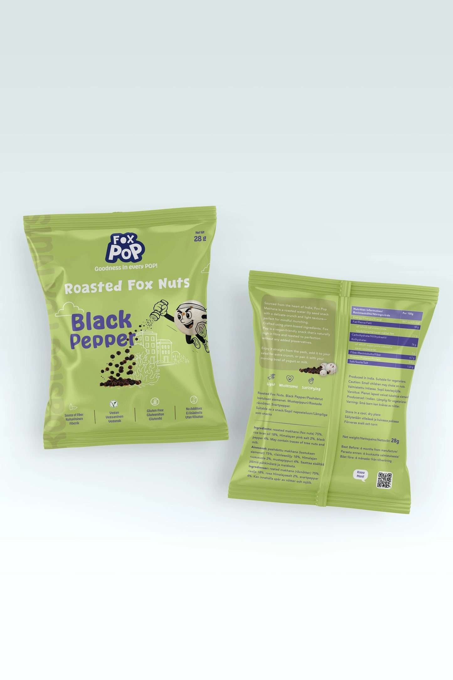 Fox Nuts Black Pepper